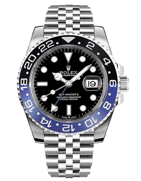 rolex 126710blnr batman gmt master ii mens watch 116710 ln|Rolex GMT Master 2 vs 126710blnr.